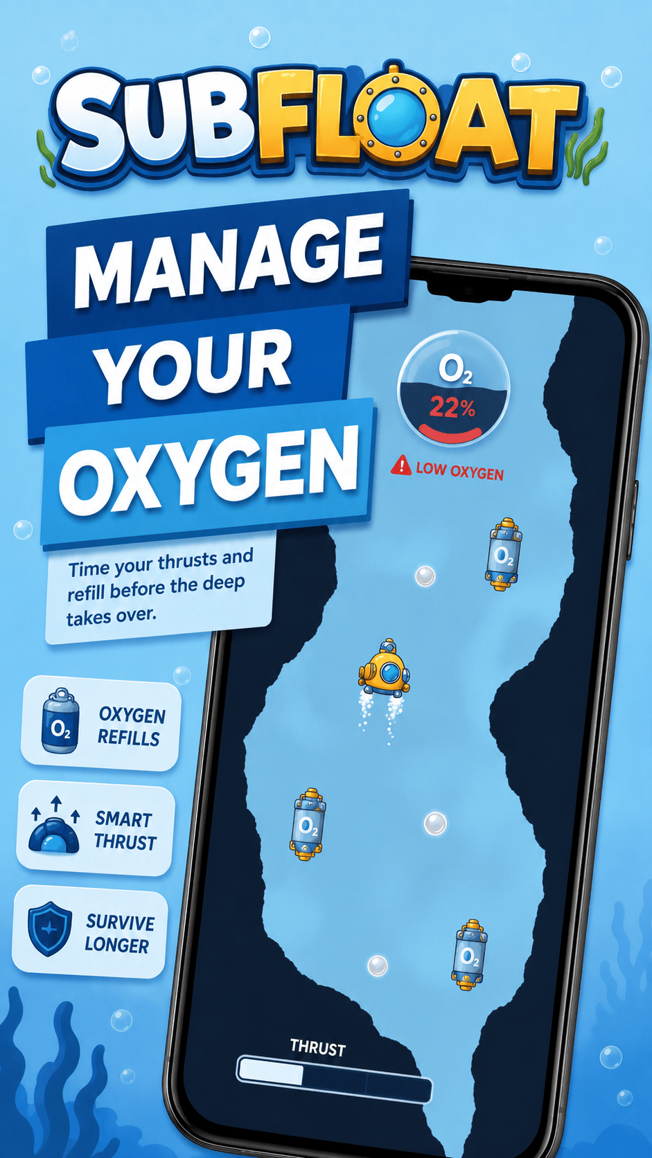 Subfloat manage oxygen gameplay screenshot